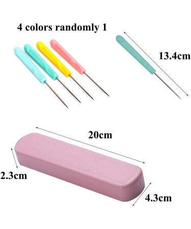 4 Pcs Plastic Handle Scratch Awl sewing DIY Tool Set for Handicrafts - Buy Online on GoSupps.com