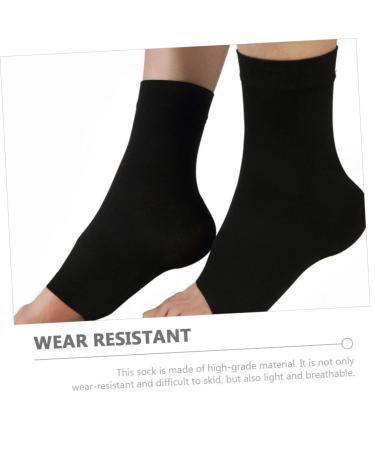 4 Pairs Ankle Compression Socks | Tendonitis Brace & Heel Protectors | Best Ankle Sleeves for Men | Breathable Cotton Support Socks - Buy Online on GoSupps.com