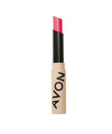 Avon Tinted Lip Balm, Pink, for a hydrating touch of sheer, buildable color, with SPF10 and nourishing butters, 2 g