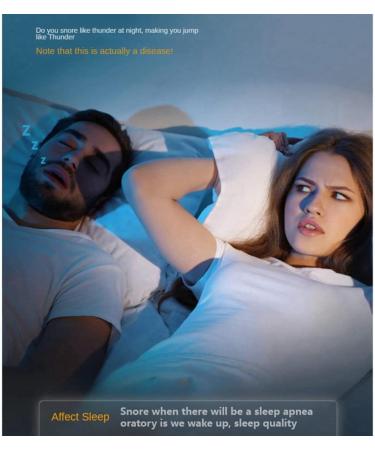 Midautoo Intelligent Throat Pulse Anti-Snoring Device - Sleep Better with Electric Snoring Corrector - Buy Online on GoSupps.com