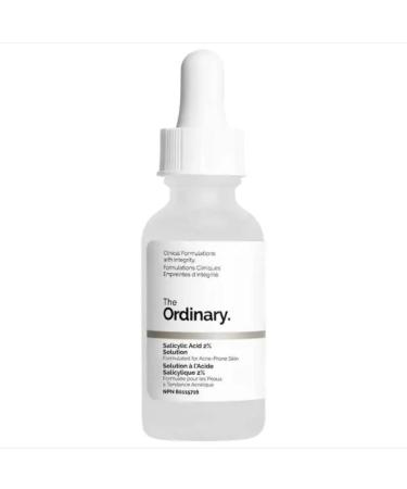 The Ordinary Salicylic Acid 2% Solution - Formulated For Blemish-Prone Skin - 1 fl oz / 30 mL White
