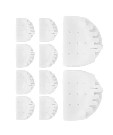 Premium Bunion Corrector & Hallux Valgus Splint - 5-Hole Foot Toe Separator - High Elasticity SEBS Support - Effective Protection (White) - Buy Online on GoSupps.com