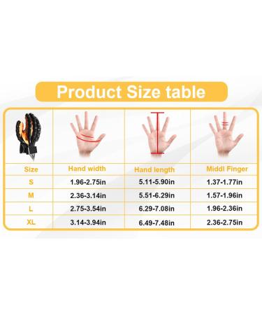 EMFOCU Finger And Hand Function Rehabilitation Trainer Robot Rehab Smart Gloves Right Recovery Exercise Equipment Accessories For Arthritis Stroke Hemiplegia Patient Right Hand-M-Orange - Buy Online on GoSupps.com
