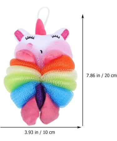 2pcs Children s Bath Ball & Shower Pouf - Cute Exfoliating Loofahs Wash Cloths & Sponge for Kids | Soft Bath Scrubber & Puff Balls - Buy Online on GoSupps.com