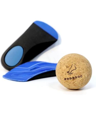 Heel Insole & Training Ball for Flat Feet & Heel Spurs | Supportive Solutions for Pain Relief (M) - Buy Online on GoSupps.com