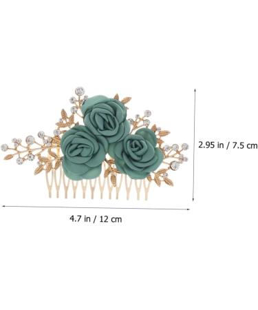 FRCOLOR Rose Side Comb Wedding Hair Accessories for Women Flower Hair Accessories Bride Bridal Hair Accessories Hairbrushes for Women Hair Barrettes for Women Girl Hair Comb Cloth Women's - Buy Online on GoSupps.com
