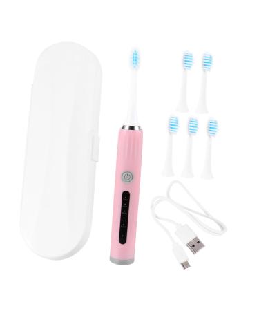 NOLITOY 3 Sets Electric Toothbrush Soft Bristle Toothbrush USB Tooth Brush Kid Toothbrush Portable Toothbrush Toothbrushes Home Toothbrush Pink Soft Fur Abs Cleaning Brush Child