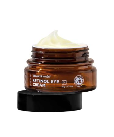 Retinol Eye Cream Anti-Aging with Vitamin C & Ceramide for Dark Circles Wrinkles & Fine Lines Crow s Feet 0.7 fl.oz