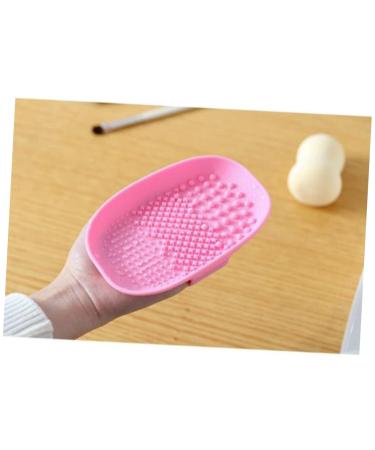 1PC Pink Makeup Brush Cleaner Pad | Efficient Scrubber & Cleaning Plate for Brushes - International Shipping - Buy Online on GoSupps.com