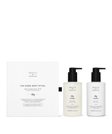 Buy Pestle & Mortar Nimbu Body Ritual Gift Set | Nourishing Bodycare for Men & Women | Body Lotion & Wash Set - Buy Online on GoSupps.com