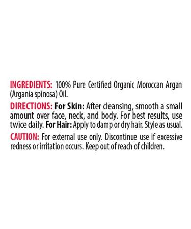 100% Pure Organic Argan Oil Essential for Anti-Aging Eye Care - Set of 2 Bottles - Buy Online on GoSupps.com