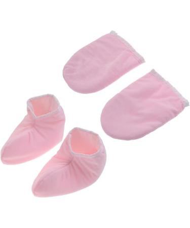 Mipcase 4paires Cire De Paraffine Pour Mains Mitaines Isolantes Pour Th rapie Thermique Confortables Et Lavables Pour Spa Rose - Buy Online on GoSupps.com