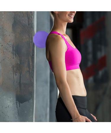 Massage Ball Set - 2 Food-Safe Silicone Acupuncture Balls for Yoga Pilates & Muscle Relaxation - Reusable Purple Fitness Tool - Buy Online on GoSupps.com