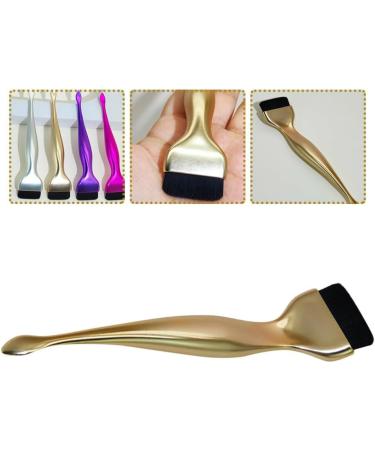 Beaupretty Flat Foundation Brush for Liquid Makeup Liquid Foundation Brush Flat Makeup Brush Makeup Concealer Brush DIY Facial Mask Brush for Cream Powder Golden - Buy Online on GoSupps.com