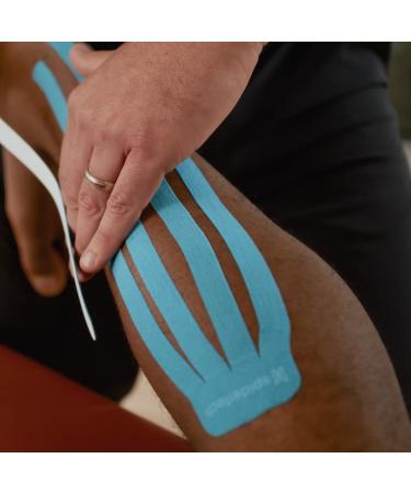 Buy Spidertech Pre-Cut Cotton Kinesiology Tape for Lymphatic Drainage - 10 Pack - Ideal for Athletes Physiotherapists & Chiropractors - Black - Ships Internationally - Buy Online on GoSupps.com