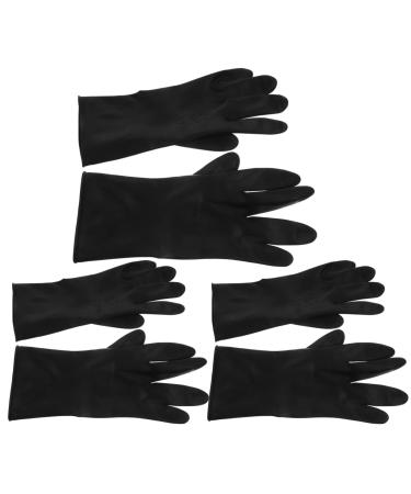 MERRYHAPY 3 Pairs Hair Shampoo Gloves Hair Dye Glove Barber Gloves Hair Salon Gloves