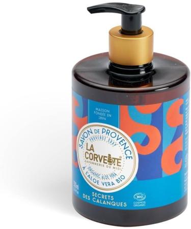  La Corvette SECRETS DES CALANQUES Liquid Soap - 500ml - COSMOS ORGANIC - Buy Online on GoSupps.com