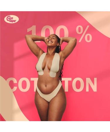 Boob Tape N 1 for Sensitive Skin | Beige Breast Lift Tape with Free Reusable Nipple Patches | Self-Adhesive Strapless Bra | Premium Quality Boob Tape - Buy Online on GoSupps.com