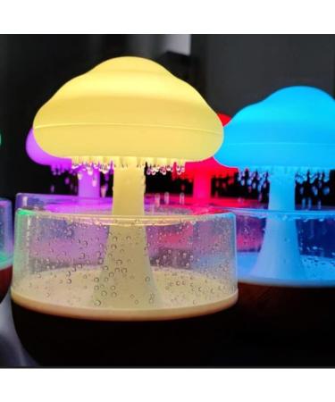 Zen Raining Cloud Night Light & Essential Oil Diffuser - Micro Humidifier for Relaxing Sleep & Stress Relief - Buy Online on GoSupps.com