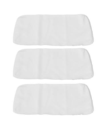 Banapoy cotton flanel 3PCs 4 laying unmatched organic cotton for castor oil pack reusable castor oil pads for heating skills castor oil cotton flanel for the abdomen