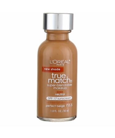 L'Oreal True Match Super-Blendable Makeup N5.5 Perfect Beige - 1 oz Foundation - Buy Online on GoSupps.com