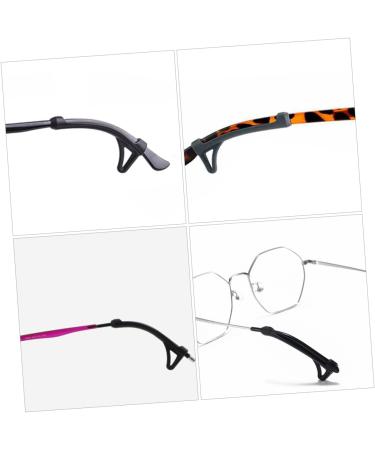 Osaladi Slipproof Silicone Glasses Sleeves - 3 Sets 5 Pairs for Secure Holding - Black - Perfect for Glasses Legs & Spikes - International Shipping Available - Buy Online on GoSupps.com