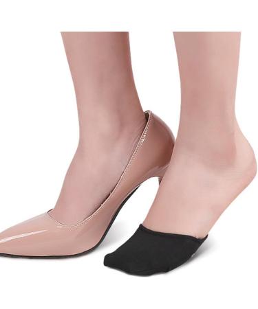 Lurrose 6 Pairs Half Palm Socks - Anti-Slip Invisible Cotton Socks for Women | Summer High Heel & Forefoot Comfort - Buy Online on GoSupps.com