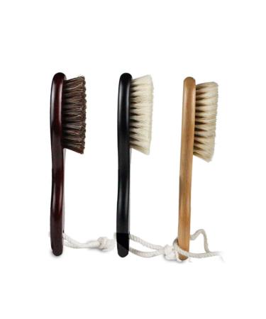 Beavorty Men's Wooden Bamboo Mustache & Beard Hairbrush - Premium 20x5cm Cleaning Brush for Grooming & Baby Bathing - Buy Online on GoSupps.com