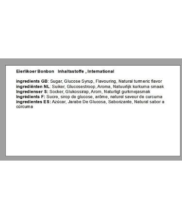 2.5 kg of eggnog sweets without alcohol - Buy Online on GoSupps.com