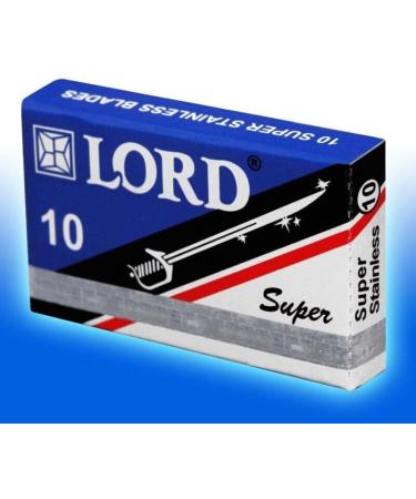 100 LORD SUPER STAINLESS DOUBLE EDGE SAFETY RAZOR BLADES BLUE - Buy Online on GoSupps.com