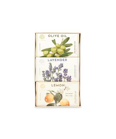 Buy Alchimia 3pc Italian Vegetable Soap Set - Olive Oil Lavender & Lemon Bars - 7 Oz Each | International Shipping Available - Buy Online on GoSupps.com