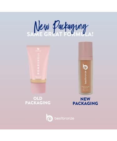 Bronze Bombshell Body and Leg Makeup 3.4 Fl. Oz. (N8 Medium Natural) - Full Coverage Foundation and Concealer for Scars, Bruises, Tattoos, Vitiligo - Buy Online on GoSupps.com