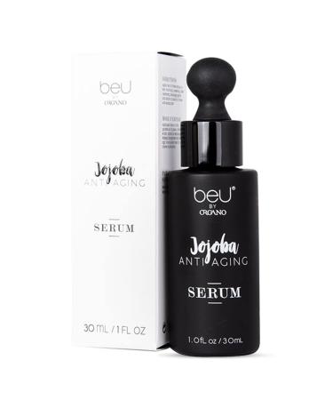 Jojoba Anti Aging Serum 1.0 fl oz - 30 mL with Key Ingredients Jojoba Oil Argan Oil Pure Rose Oil and Pomegranate Oil Face Serum that Nourishes Your Skin to Preserve a Youthful Glow