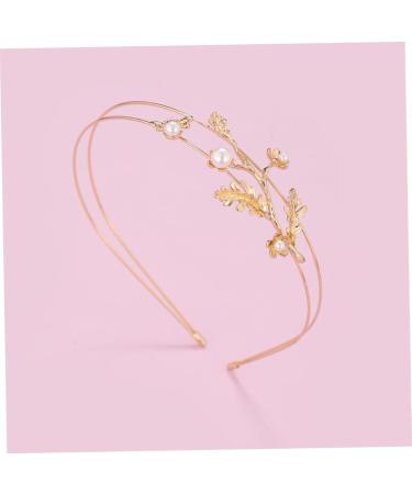 MAGICLULU Headband Headdress Party Hairband Pearl Hairhoop Girl Hairhoop Female Hairband Alloy Hairhoop for Women Lady Graceful Hairhoop Wedding Bride Hairband Pearl Design Hairhoop - Buy Online on GoSupps.com