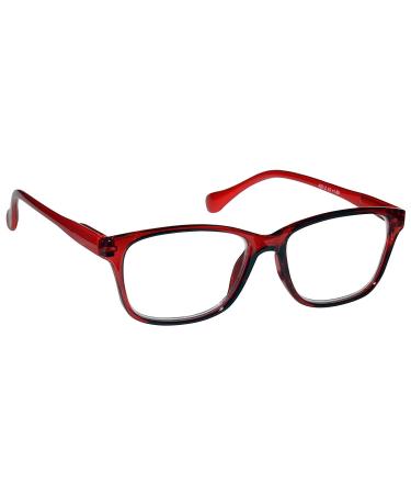 The Reading Glasses Company Red Lightweight Readers Designer Style Men Women R27-Z +1.00