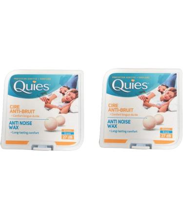 Quie's Earplugs - 2 Pack of 8 Pairs | Ultimate Noise Reduction for Sleep & Travel | International Shipping Available - Buy Online on GoSupps.com