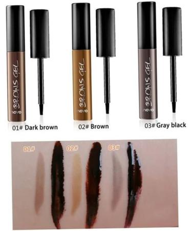 FOMIYES 2pcs Brow Eye Make For Peel Pen Black Ladies Off Waterproof Women Long-lasting Gel - Buy Online on GoSupps.com