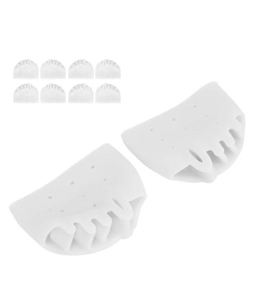 Premium Bunion Corrector & Hallux Valgus Splint - 5-Hole Foot Toe Separator - High Elasticity SEBS Support - Effective Protection (White) - Buy Online on GoSupps.com