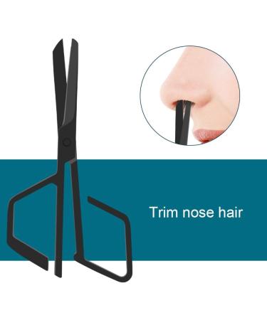 Professional Stainless Steel Nose Hair Scissors - Facial Hair Grooming for Men & Women | eCommerce International Shipping - Buy Online on GoSupps.com