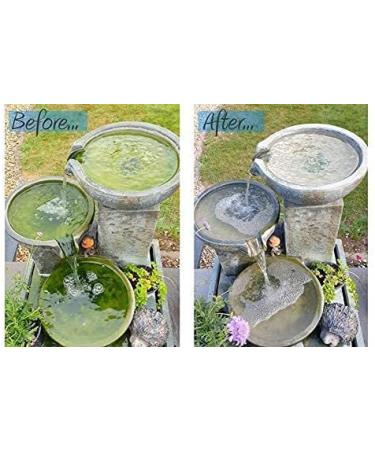 Hydra Fountain Clear Water Feature Cleaner | 60ml - Treats 800L | Algae & Biofilm Treatment for Crystal Clear Water - Buy Online on GoSupps.com