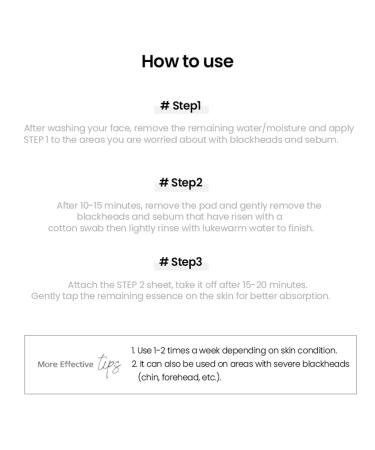 RNW DER Two Step Clear Nose Pack Blackhead Remover Kit | Korean Skin Care 5 PCS - Buy Online on GoSupps.com