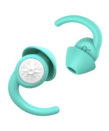 Ear Plugs for Noise Reduction Ear Plugs for Sleeping Noise Cancelling Washable Hearing Protection for Work Travel Concert Sleep Snoring Green