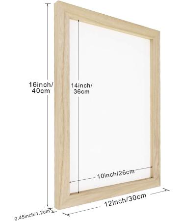Worown Wooden Paper Making Mould Frame - DIY Paper Craft and Dried Flower Handcraft - 3 Sizes Available - Buy Online on GoSupps.com