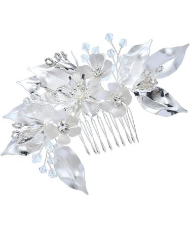 Ipetboom Bridal Tiara Wedding Tiara Bridal Veil Combs Barrettes for Girls Rhinestone Comb Crystals Decor Retro Decor Comb for Bridal Girl Clips Festival Rhinestones Bride Bride Tiara - Buy Online on GoSupps.com