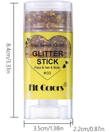  GL-Turelifes GL-Turelifes Glitter Gel Stick for Face and Body Face and Body Makeup Sparkling Glitter Glitter Gel Glitter Gel Wet Hair Singers - Buy Online on GoSupps.com