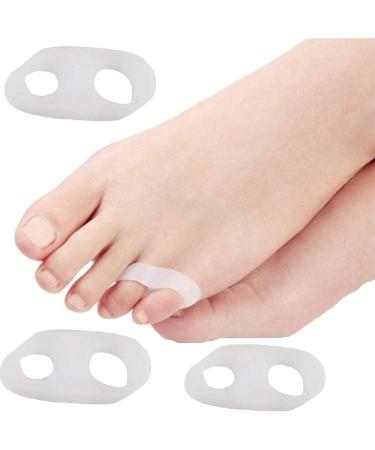 Buy No. 4 Silicone Toe Spreader for Hallux Valgus - Foot Pain Relief & Overlapping Toe Correction - Buy Online on GoSupps.com