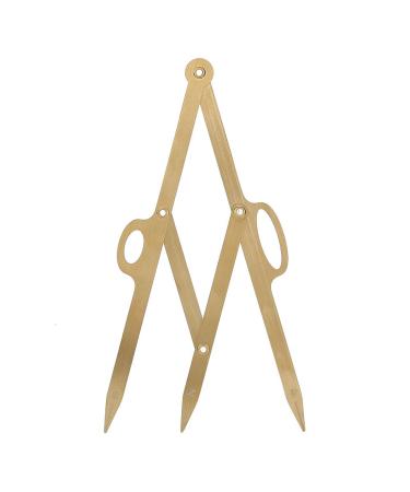 Gold Eyebrow Stencil Ruler for Positioning and Shaping - Stainless Steel Microblading Tool - Buy Online on GoSupps.com