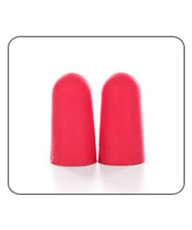 Ear Plugs Soft Foam Ear Plugs Sound Insulation Ear Protection Earplugs Anti Noise Sleeping Plugs Travel Soft Noise Reduction Ear Plugs (Color : Red)