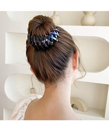 Colorful Bird Nest Hair Holder Set - 7 PCS Plastic Ball Bun Ponytail Hair Clips for Women - Buy Online on GoSupps.com