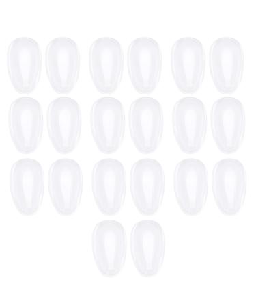 Lt Easiyl 10 pairs of glasses silicone nose pads sunglasses Transparent nasal cushion sliding nasal piece compatible with oakley feedback oo4079